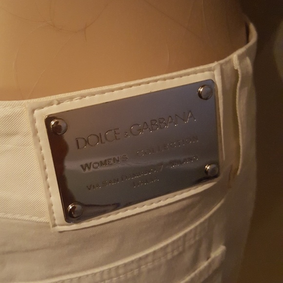 Dolce and Gabbana White Jeans 40 - Picture 8 of 8